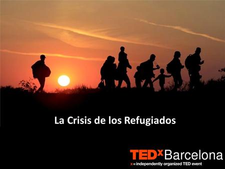 La Crisis de los Refugiados. Solicitantes de asilo en la UE 625.000 202.645 81.180 64.625 62.735 Hungría: 42.775 Reino Unido: 31.745 España: 5.947.