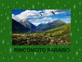 RINCONCITO PARAÍSO RINCONCITO PARAÍSO HACE MUCHO TIEMPO, EN UN LEJANO LUGAR EXISTÍA UNA MAESTRA YA MUY VIEJITA QUE LES ENSAÑABA A LOS NIÑOS DE AQUEL.