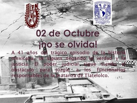 A 41 años del trágico episodio de la historia mexicana, se siguen negando la verdad y la justicia. El poder judicial sigue siendo el obstáculo para juzgar.