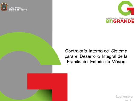 4a SO COCOE 2012 Septiembre 2013. Contraloría Interna del Sistema para el Desarrollo Integral de la Familia del Estado de México.
