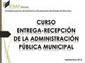 Septiembre 2015 Entidad Superior de Auditoría y Fiscalización del Estado de Morelos.