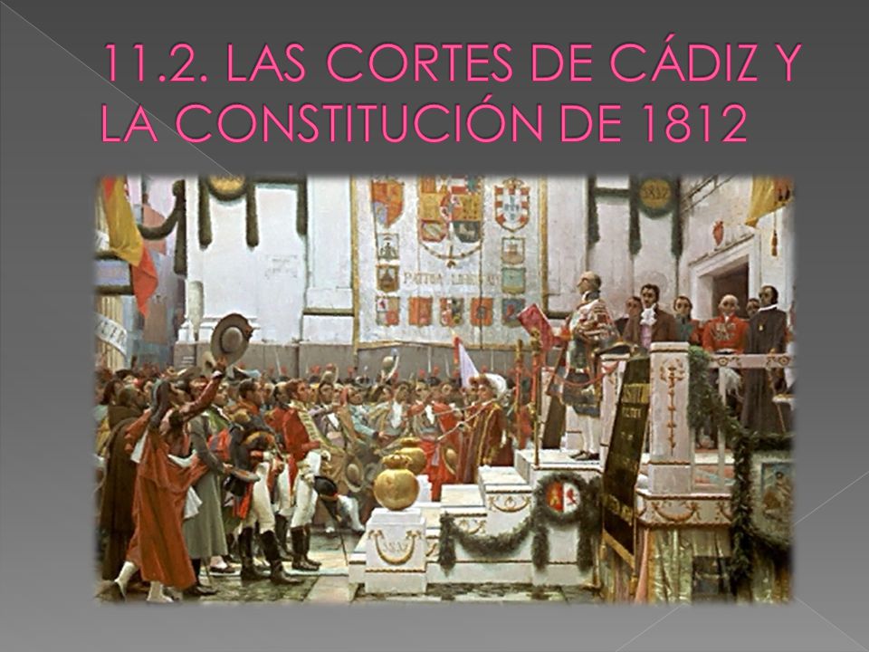 11.2. LAS CORTES DE CÁDIZ Y LA CONSTITUCIÓN DE ppt video online descargar