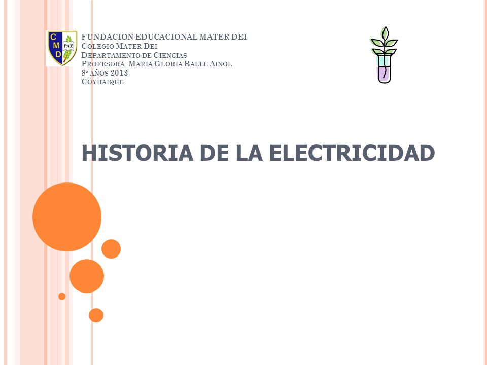 Fundacion Educacional Mater Dei C Olegio M Ater D Ei D Epartamento De C Iencias P Rofesora M Aria G Loria B Alle A Inol 8 º Anos 13 C Oyhaique Historia