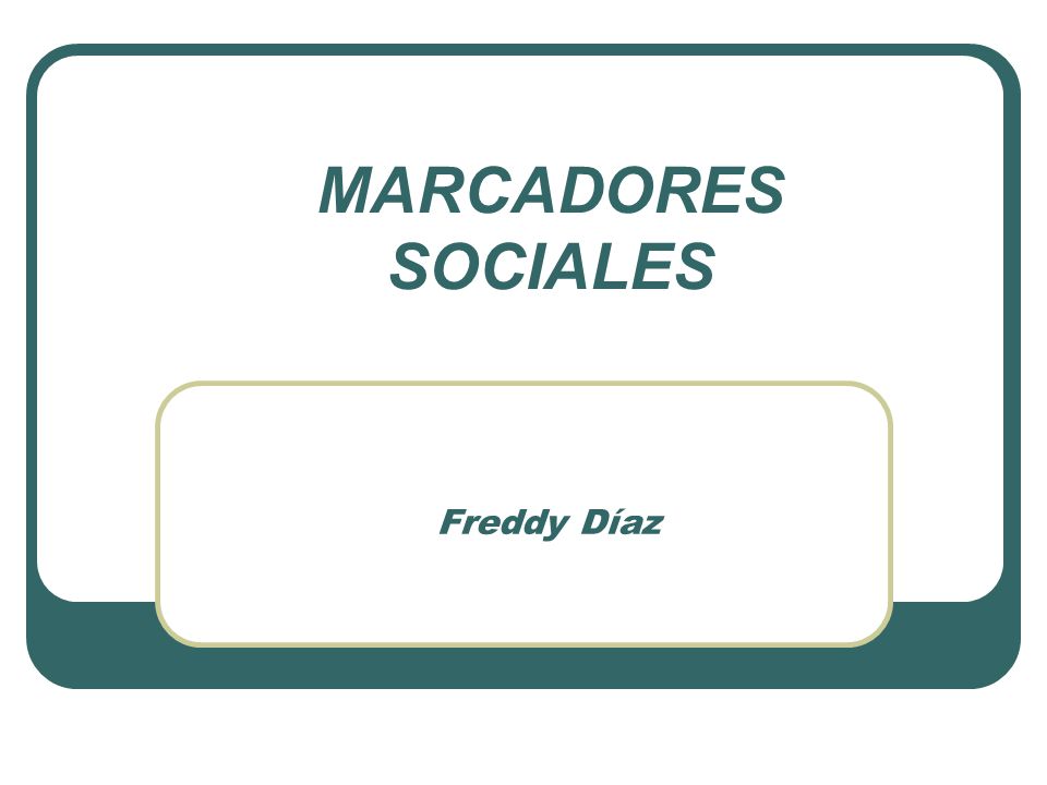 Freddy Díaz MARCADORES SOCIALES. Marcadores sociales (wikipedia ) Los marcadores  sociales son una forma de almacenar, clasificar y compartir enlaces en. -  ppt descargar