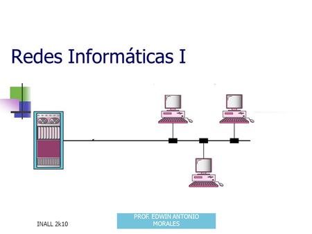 INALL 2k10 PROF. EDWIN ANTONIO MORALES Redes Informáticas I.