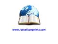 Www.JosueEvangelista.com. CULTO VOLUNTARIO Creado por el hombre y para el hombre.