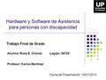 Hardware y Software de Asistencia para personas con discapacidad