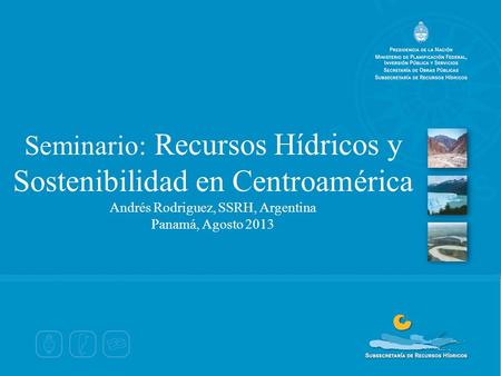 Seminario: Recursos Hídricos y Sostenibilidad en Centroamérica