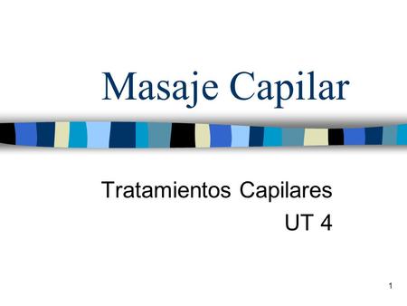 Tratamientos Capilares UT 4