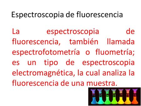 Espectroscopia de fluorescencia