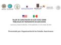 Presentado por: Organización de los Estados Americanos TALLER DE CAPACITACIÓN DE ALTO NIVEL SOBRE TRIBUNALES DE TRATAMIENTO DE ADICCIONES Cuernavaca, Estado.
