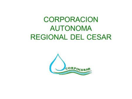 CORPORACION AUTONOMA REGIONAL DEL CESAR. ESTACIONES CREDITO SUIZO EN CORPOCESAR.