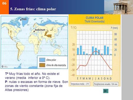 5. Zonas frías: clima polar