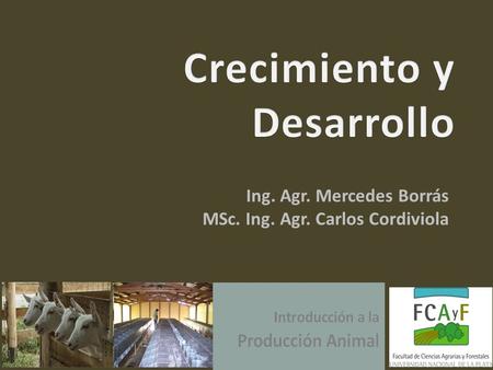Ing. Agr. Mercedes Borrás MSc. Ing. Agr. Carlos Cordiviola.