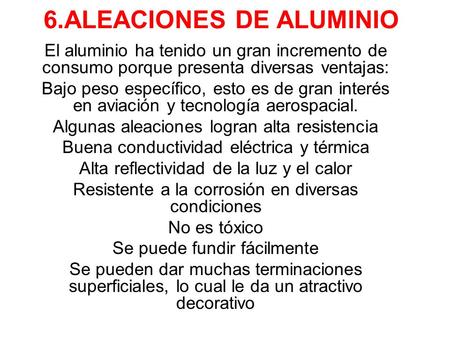 6.ALEACIONES DE ALUMINIO