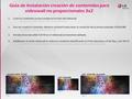 Crear los contenidos proporcionales al formato del videowall
