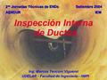 2 as Jornadas Técnicas de ENDs Setiembre 2004 AENDUR IEM Inspección Interna de Ductos Ing. Marcos Tenconi Vigueret UDELAR - Facultad de Ingeniería - IIMPI.