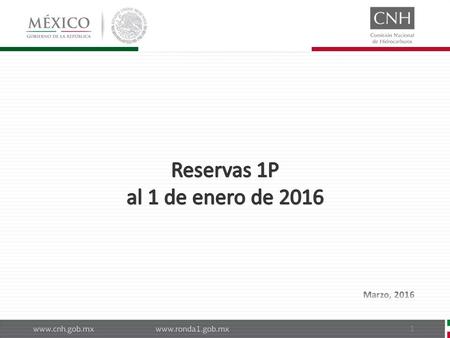 1. 2 Contenido Proceso General Criterios de aprobación Descubrimientos Reservas 1P Nacional Solicitud al Órgano de Gobierno.