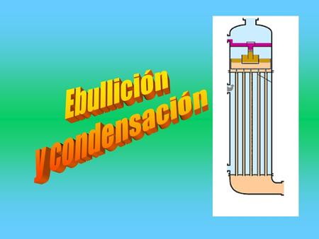 Ebullición y condensación.