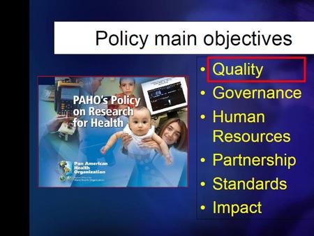 Promote the generation of ethical, relevant and high quality research Tres principios éticos básicos: Autonomía (respeto de los derechos individuales.