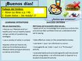 LEARNING INTENTIONSSUCCESS CRITERIA We are learning (to)… discuss our lifestyles and our healthy and not-so healthy habits using a variety of questioning.