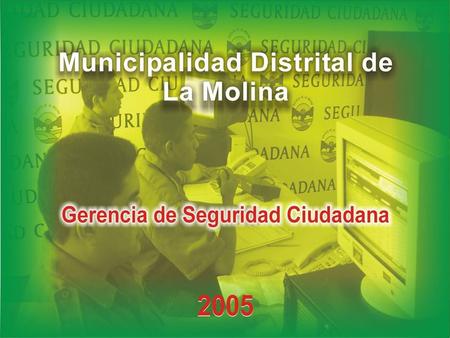 ZONIFICACION DISTRITAL DE SEGURIDAD CIUDADANA SECTOR 2 ZONA I ZONA II ZONA III ZONA IV.