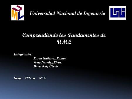 Universidad Nacional de Ingeniería Comprendiendo los Fundamentos de