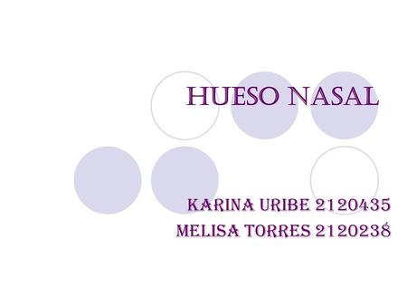 KARINA URIBE MELISA TORRES