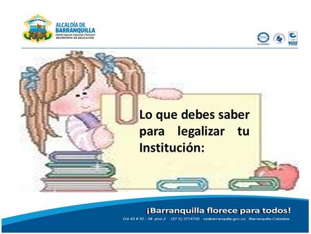 Lo que debes saber para legalizar tu Institución:.