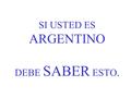 SI USTED ES ARGENTINO DEBE SABER ESTO.. Evolución de la Deuda Externa.