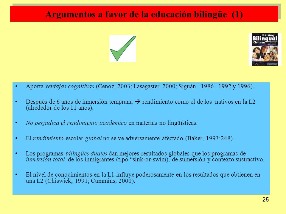 Resultado de imagen para BILINGUISMO SEGUN COLIN BAKER