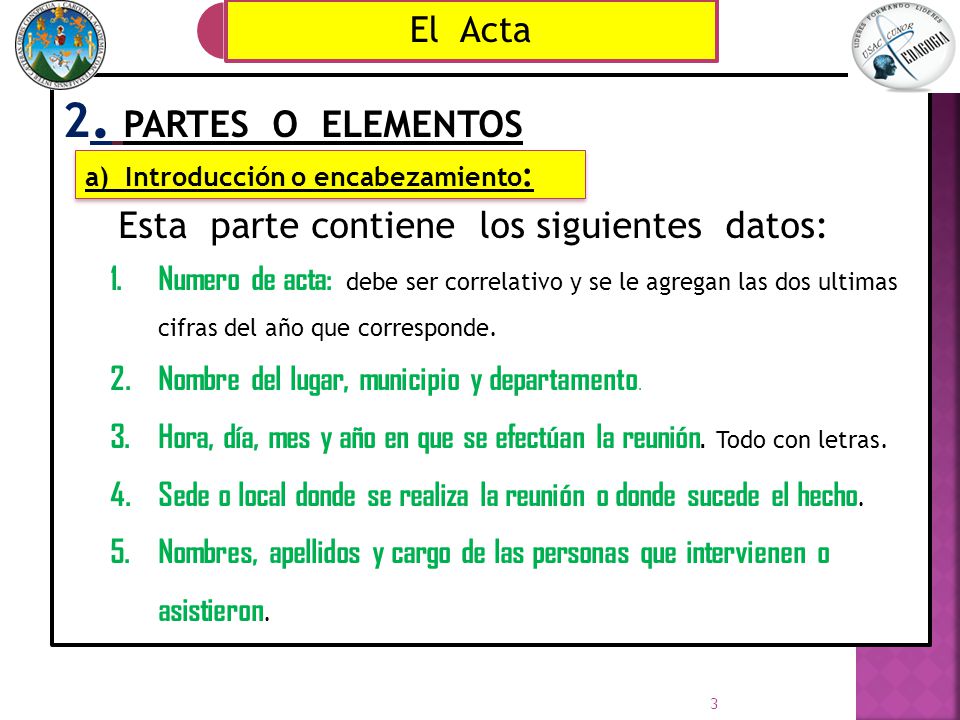 REDACCION DE ACTAS EN LA ADMINISTRACION EDUCATIVA - ppt 