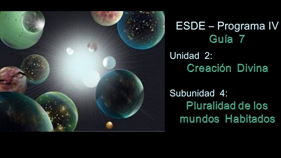 Pluralidad de los mundos Habitados - ppt descargar