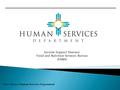 New Mexico Human Services Department Income Support Division Food and Nutrition Services Bureau (FANS)