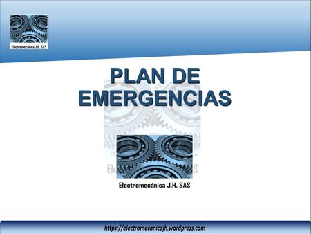 PLAN DE EMERGENCIAS.