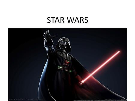 STAR WARS. DARTH VADER Darth Vader es el personaje antagonista principal y a su vez protagonista antagónico de la trilogía original de la saga cinematográfica.
