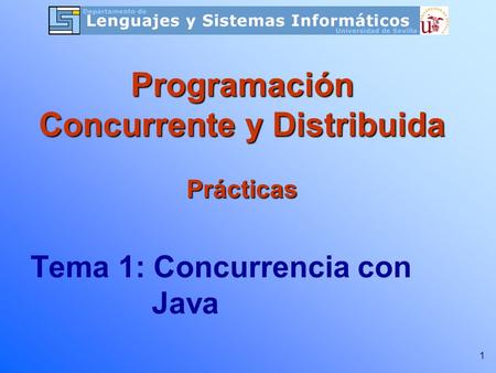 Tema 1: Concurrencia con Java