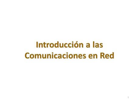 1 Introducción a las Comunicaciones en Red. import java.net.InetAddress; import java.net.UnknownHostException; public class PruebaSockets { public static.