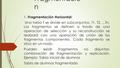 Fragmentació n 1.- Fragmentación Horizontal: Una tabla T se divide en subconjuntos, T1, T2,...Tn. Los fragmentos se definen a través de una operación de.