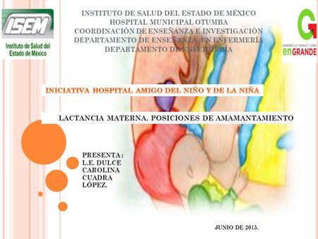 INICIATIVA HOSPITAL AMIGO DEL NIÑO Y DE LA NIÑA