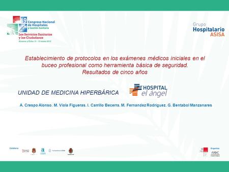 Establecimiento de protocolos en los exámenes médicos iniciales en el buceo profesional como herramienta básica de seguridad. Resultados de cinco años.