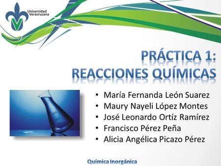 María Fernanda León Suarez Maury Nayeli López Montes José Leonardo Ortíz Ramírez Francisco Pérez Peña Alicia Angélica Picazo Pérez.