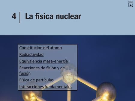 Constitución del átomo