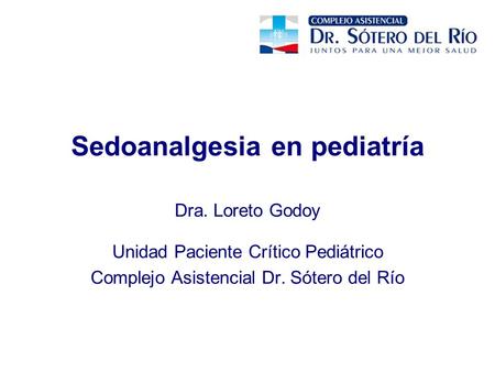 Sedoanalgesia en pediatría