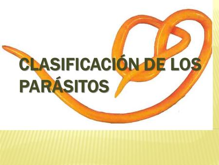 Clasificación de los parásitos