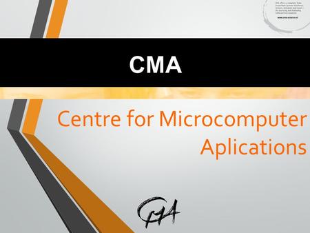 Centre for Microcomputer Aplications CMA. Introducción Un estudiante en 1940 en una clase ciencias 2013 Estudiantes en una clases de ciencias.