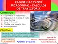 RADIOENLACES POR MICROONDAS – CÁLCULOS DE TRAYECTORIA