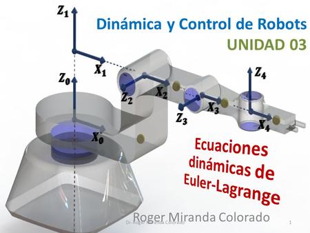 Dinámica y Control de Robots UNIDAD 03