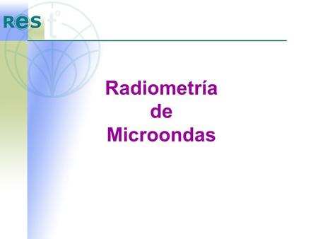 Radiometría de Microondas