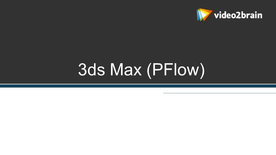 3ds Max (PFlow). Particle Flow (PFlow) Particle Flow es el sofisticado  sistema de partículas no lineal, orientado a eventos integrado en 3ds Max.  Permite. - ppt descargar